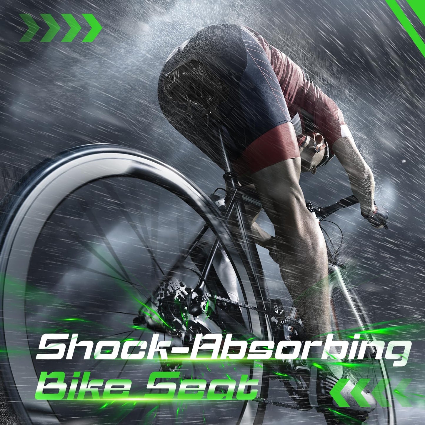 Bike Seat Cushion - Gel Padded Cover for Men Women Comfort, Extra Soft