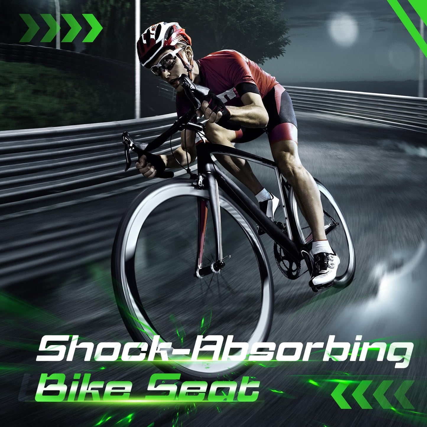 Bike Seat Cushion - Gel Padded Cover for Men Women Comfort, Extra Soft